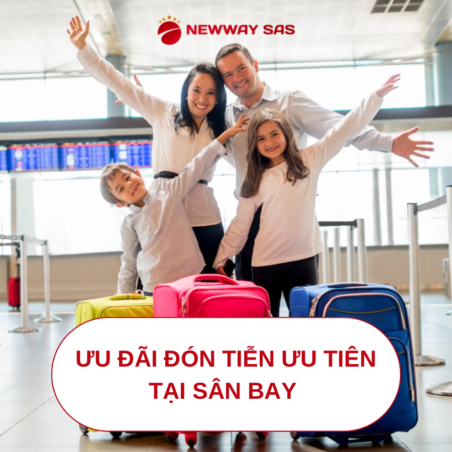 ƯU ĐÃI ĐÓN TIỄN KHÁCH ƯU TIÊN TẠI SÂN BAY MỪNG NĂM MỚI 2025